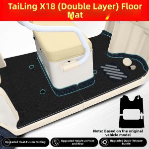 Custom Fitting Floor Mat For Electric Tricycle Interior Accessories