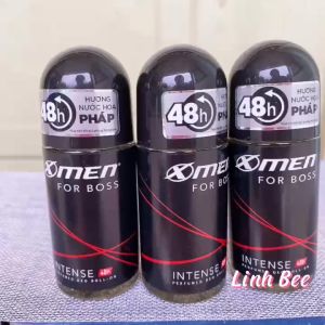 Lăn nách nam XMEN [HCM] For Boss Intense 48H 50ml Lăng khử mùi Chai lăn nách nam Lăng khử mùi