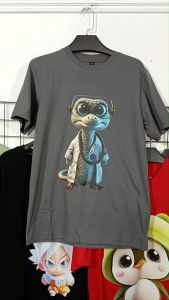 Kaos Pria 3 Dimensi Motif Dokter Kadal Tshirt Oblong Katun 24s H0189 By Hans & Co