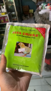 Vitamin Ayam Anti Stress Peningkat Daya Tahan Tubuh Nafsu Makan Vita Chicks 250 100 Gram