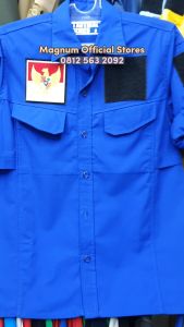 Logo PAN Kemeja PDL Tactical S - 5XL BONUS FREE 5 Emblem Patch Prepet Perekat Velkro Army