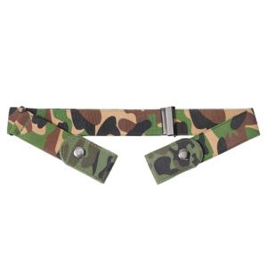 XINGGONGGUAN | Camouflage Elastic Belt For Military Training Mens And Womens Version Lazy Belt Tightening Essential Polyester Fiber Alloy Buckle