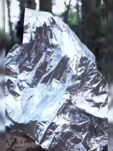 Portable Emergency Blanket Windproof PET Aluminum Foil Warm Multi-Size Outdoor Survival Camping Reusable Waterproof