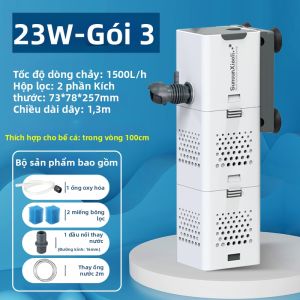 sunsun | Bơm Lọc Cung Cấp Oxy 3-trong-1 Cho Bể Cá