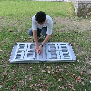 120x60x70 ซม โต๊ะพับขายของ โต๊ะพับเก็บได้ โต๊ะพับ โต๊ะพับอลูมิเนียม โต๊ะสนาม ปรับความสูงได้ โต๊ะสนามแบบพกพา โต๊ะปิคนิค โต๊ะอาหาร โต๊ะอเนกประสงค แบบสีแก้่ง โต๊ะพับเก็บได้ที่นี่!