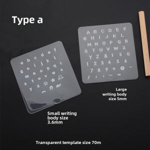 Transparent Leather Letter Punch Print Tool Movable Word Hand Knock Leather Punching Leather Seal Non-Copper Mould 4831