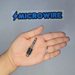 MW 6.35mm PL 55 stereo to RCA Audio Connector