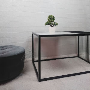 Meja Tamu Rangka Besi / Meja Rumah dan Kantor / Meja besi serbaguna Panjang : 80 Lebar : 55 Tinggi : 45 Meja Stainless Steel Serbaguna Meja Desain Modern Untuk Ruang Tamu - Lazada