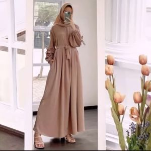 Gamis  dewasa wolfis  model terbaru  murah kekinian  premium  grade A polos