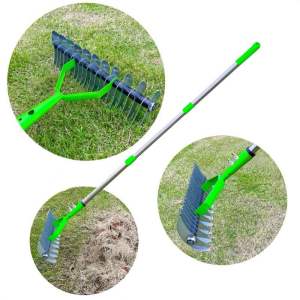 Thatch Rake / Detach the Dead Grass / Manual Hay Rake Tool / Detach Thatch / Lawn Lovers Collection