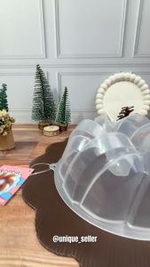 1 pcs Cetakan Puding Marmer 17 cm / Cetakan Puding Polkadot Wevia 16 cm 16cm 17cm / Cetakan Puding Pudding Jeli Agar Ager Jelly Marmer Weavia / Cetakan Kue Marmer Weavia / Cetakan Marmer Cake / Cetakan Bolu Sifon Chiffon Marmer / Cetakan Ulir Spiral