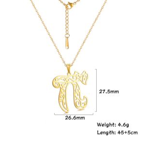 Lemegeton Hebrew Letter Hai Chai Pendant Symbol Necklace Sign of Life Amulet Jewish Religious Stainless Steel Necklaces Jewelry