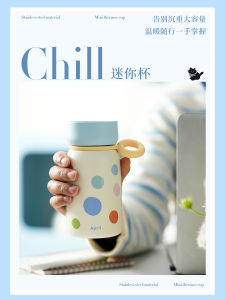 Mini Portable 316 Stainless Steel Insulated Water Bottle High Aesthetic Value Pocket Cup Compact Travel Friendly Beverage Container