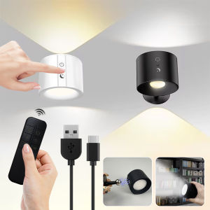 Magnetic Strip Remote Control LED Double-sided Wall Light 360 ° Rotation 3-color Mode Suitable for Bedrooms Corridors Offices