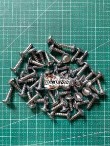 baut body yamaha kunci L 5x16 jupiter mx mio vega nmax wartna (putih) 25 pcs