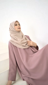 MERISSA ONE SET by Zilkalabel / Baju Atasan Tunic Rok Bawahan Malay Style Bahan Wolfis Premium / Blouse Tunik Setelan Oversize Batwing Melayu Umroh Umrah Haji / Pakaian Muslimah Wanita Satu Stel Syari / Woman Blus Oneset Wollpeach Skirt Muslim