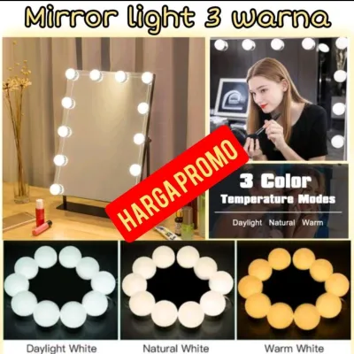 Lampu Led Hollywood/ Kaca Rias MAKEUP Light String LED-3 WARNA