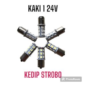 LAMPU SEN MUNDUR BEMPER 18LED KAKI 1 24VOLT KEDIP STROBO