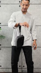 Clutch Pria Branded Tas Tangan Kulit Premium Anti Air Waterproof Evernext Pouch Bag HERTZ