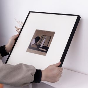 SHANCHEN | Simplified Square Aluminum Alloy Framing Mounting Picture Poster Calligraphy Photo Frame Customization