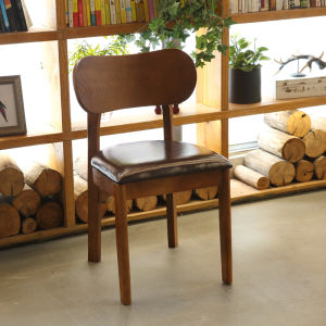 Simple Modern Solid Wood Restaurant Table And Chairs Combination for Burger Shop Japanese Cuisine Tea Milk Shop Coffee Hall