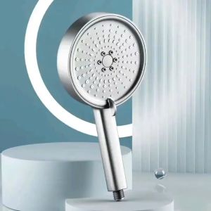 Supersale- Pressurized Shower Head Large Outlet with hose and Bracket