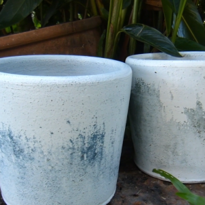 กระถางดินเผาทรงตรง 17x18 ขนาด ดินเผา กระถาง