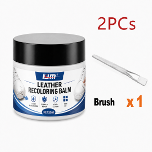 KJM White Shoe Repair Cream 50ml Leather Recoloring Balm Sneaker Whitener Scratch Scuff Cover Color Restorer Shoe Polish
