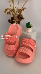 Sandal Slop Anak Perempuan Sendal Anak Antislip Tinggi EVA Jelly Karet Kekinian Premium Sepatu Fashion