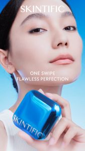 SKINTIFIC Ultra Cover Powder Foundation  matte finish |full coverage |resist oxidation|16 hours lasting