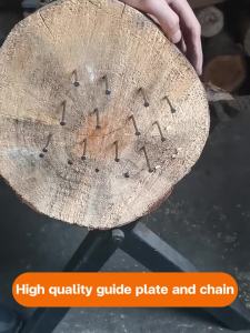 4 inch-22 inch Chainsaw Chain and Guide Chainsaw Chain Saw Guide Bar Chainsaw Chain Drive Link For Chainsaw Replacement For Cutting Wood Alloy Woodworking Tools Hardware Saw Board Saw Board