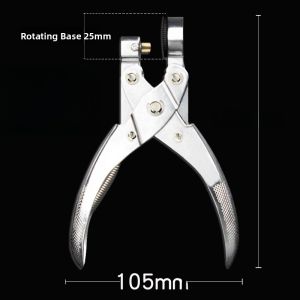 Manual Single Hole Punching Machine for Rubber Products Fabric Packaging Plastic Bags round Hole Sealing Bag Hole Puncher