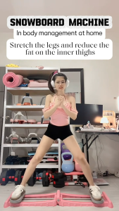 Ski Machine Fitness Equipment Leg Muscle Exercise Equipment Inner Thigh Exerciser Postpartum Pelvic Floor Muscle Trainer Foldable Sturdy And Durable