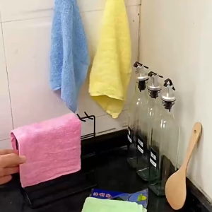 Ready Stock Minyak Tak Lekat Oil Free Bamboo Wood Fiber Absorbent Kitchen Cloth Kitchen Dishwashing 油利除洗碗巾厨房抹布木纤维洗碗布