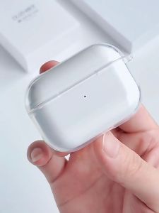 Transparent Earphone Sleeves Wireless Bluetooth Headset Protective Case for Airpods 1/2/3/Pro/Pro 2 Generation Earphone Protective Drop-Resistant Shockproof