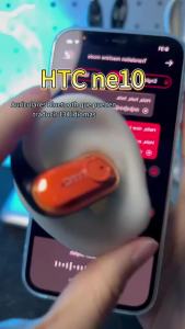 Bluetooth 5.3 Headphones HTC NE10 AI Real Time 135 Language Translator Earbuds CVC 8.0 Noise Cancelling Mic for Travel Office