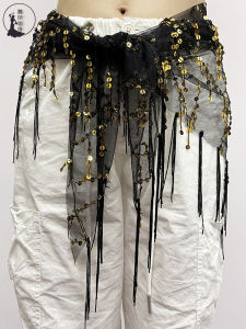 Versatile Fitness Accessory: Belly Dance Waist Chain Scarf