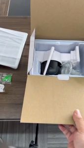 V380 Solar 8MP Dual Lens CCTV Camera: Connect Cellphone & Monitor Outdoor