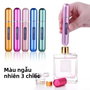 Bộ 3/5/10 Chiếc Bình Xịt Nước Hoa Dạng Nhấn Có Thể Nạp Lại Dung Tích 5ml Tiện Dụng