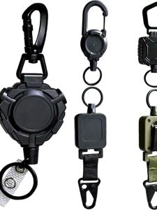 Elastic High Bounce Steel Wire Keychain Clips