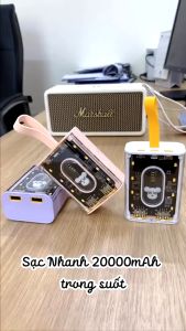 Sạc Dự Phòng Chính Hãng Ekawi Xy694 Tích Hợp Màn Hình Led Kèm Cáp Dữ Liệu Tiện Lợi