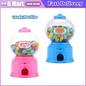Cute Candy Piggy Bank Mini Sweets Machine Kids Bubble Gift Children Money Box Toys Dispenser Gumball Coin Saving Box Candy Machine Cute Candy Dispenser Portable Bank Deposit Box Sweets Machine Nice Gift for Children Home Decor
