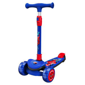 Foldable Spiderman Skateboard for Children Aged 3 to 12 Baby Ride-On Toy Car Hero Theme Kids Wheel Fun Play Vehicle