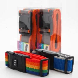 2M Packing Luggage Bag Travel Adjustable Belt Lock Luggage Suitcase Strap Tsa lock luggage locks Luggage connector strap
