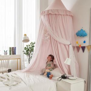 Blackout Mosquito Net Bed Canopy Double Layer Dome