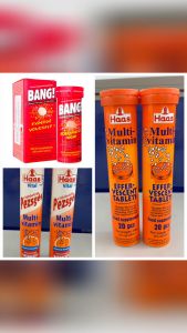 Viên sủi bổ sung vitamin C Tablet Hass vị cam túp 20 viên