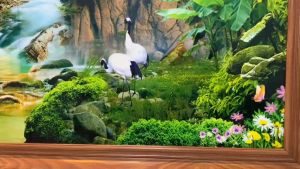 Tranh gạch 3d phong thủy mệnh thổ - SXC422