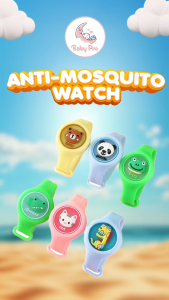 Baby Pro Kids Lightweight Anti Mosquito Watch Repellent  With LED Light