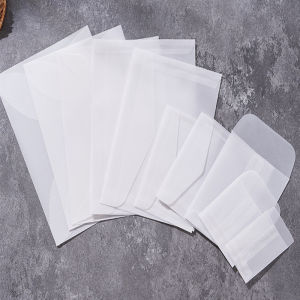 50pcs Blank Translucent Envelope for Invitations Postcards European Giftbox Message Card Envelopes Wedding Business Letters