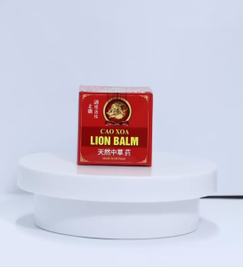 Cao Nóng Xoa Bóp Sư Tử Đỏ - Lion Balm - Cao xoa bóp thảo dược giảm đau - Hộp 15g - Global Pharma